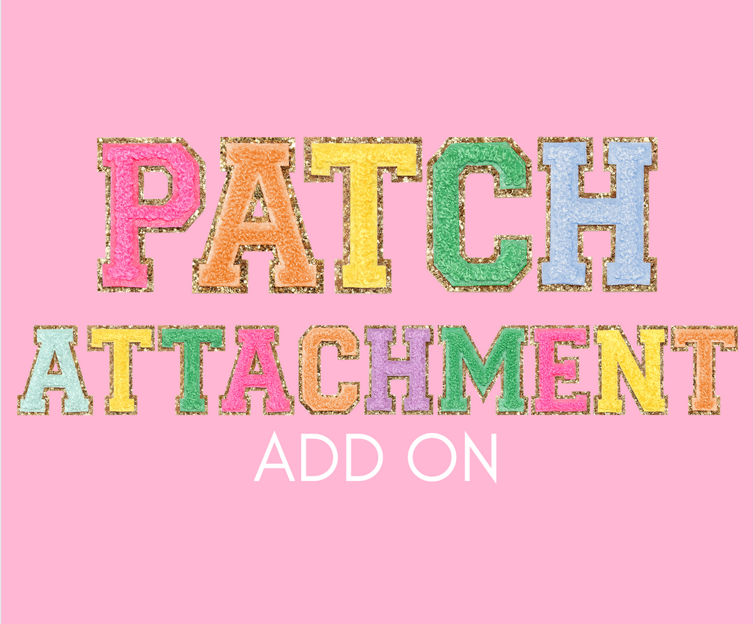 Patch Attachment - INDIVIDUAL PATCHES MUST BE PURCHASED SEPARATELY