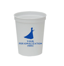 Load image into Gallery viewer, Personalized &#39;Frozen Inspired&#39; Theme Cups 16oz Plastic Party Cups
