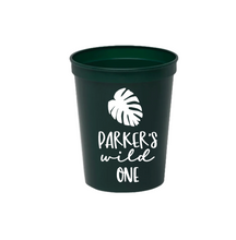 Load image into Gallery viewer, Personalizable &#39;Wild One&#39; Cups 16oz Plastic Stadium Cups
