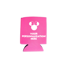 Load image into Gallery viewer, Personalizable &quot;Minnie Mouse Inspired&quot; Neoprene Koozies
